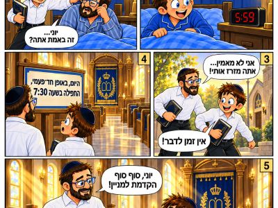 מי הקדים את מי?
