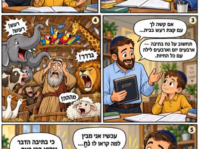 פרשת נח- קצת שקט, בבקשה!