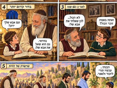 פרשת האזינו- מאיפה אבא יודע?