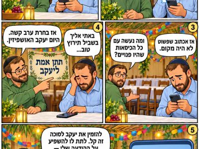 אושפיזין יעקב- ערב בלי תירוצים