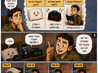 שחרית אחרי סיור לילה